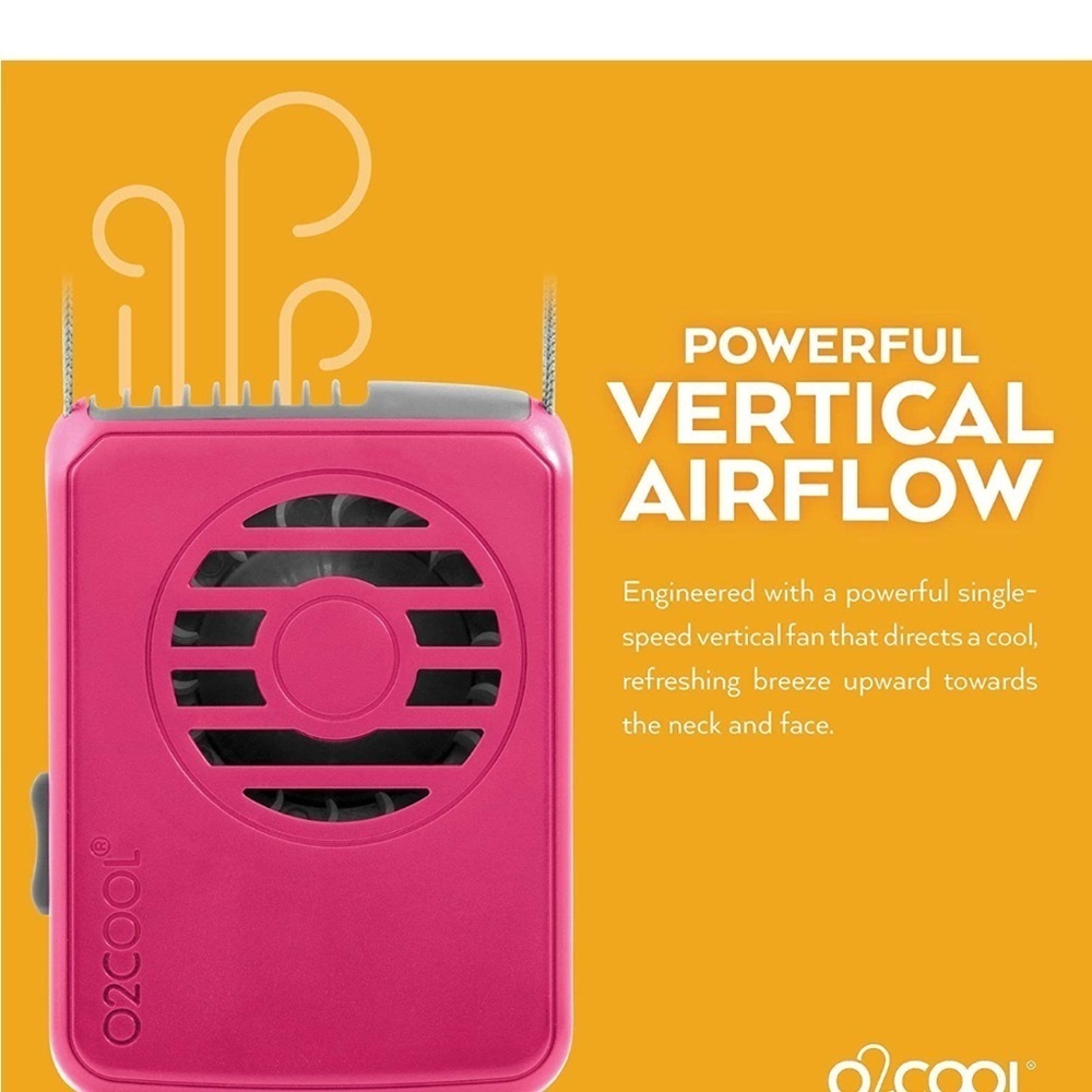 O2Cool 2 Pack Portable Neck Fan - Picture 3 of 6